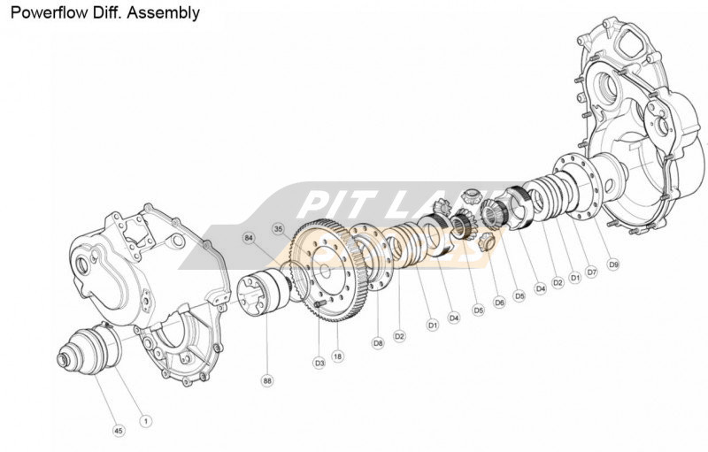 Powerflow Diff Assy